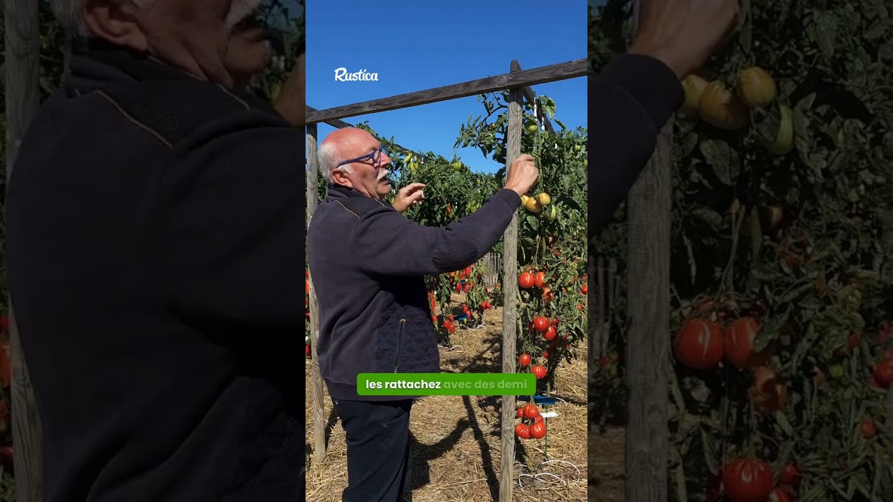 Plus de tomates, en les cultivant en hauteur