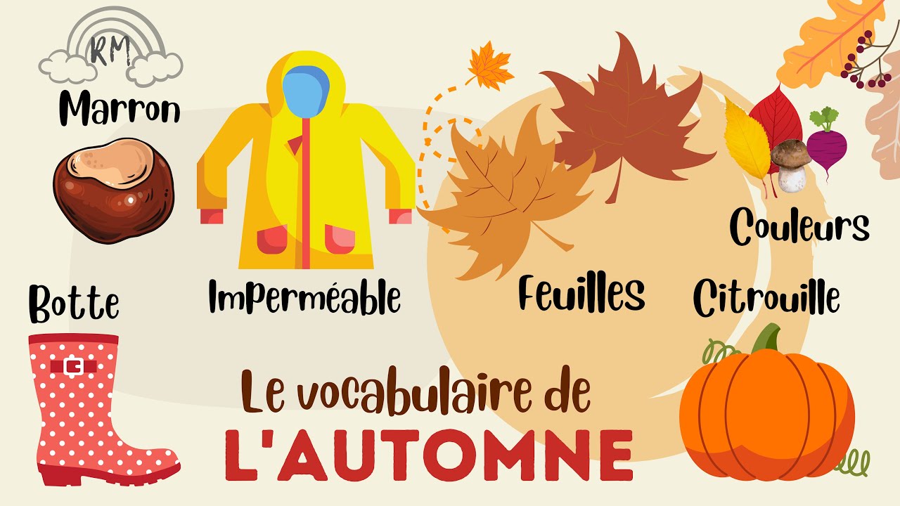 Le vocabulaire de l’automne