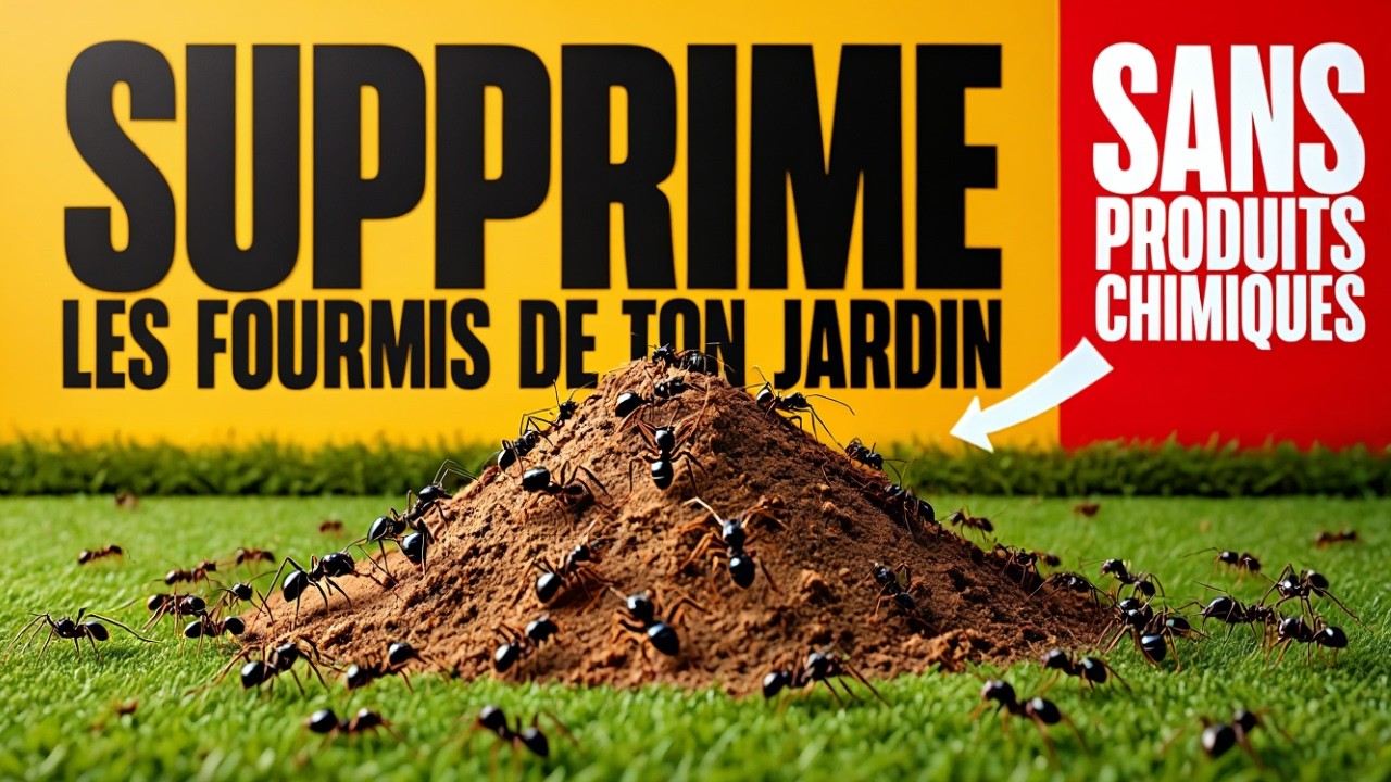 Méthode naturelle pour éliminer toutes les fourmis de votre jardin (sans produits chimiques)