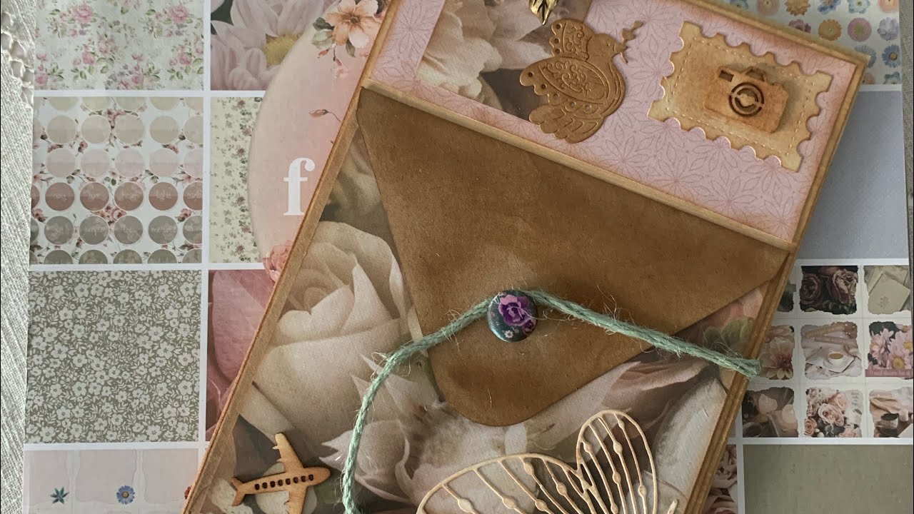 Présentation Carnet de Voyage avant Tuto! 💙🦋|21 #scrapbooking #loisirscreatifs #action #faitmain