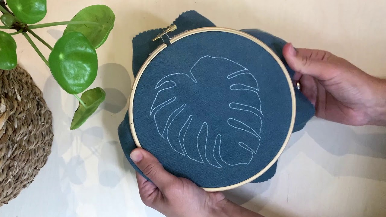 Broderie #1 - La mise en tambour