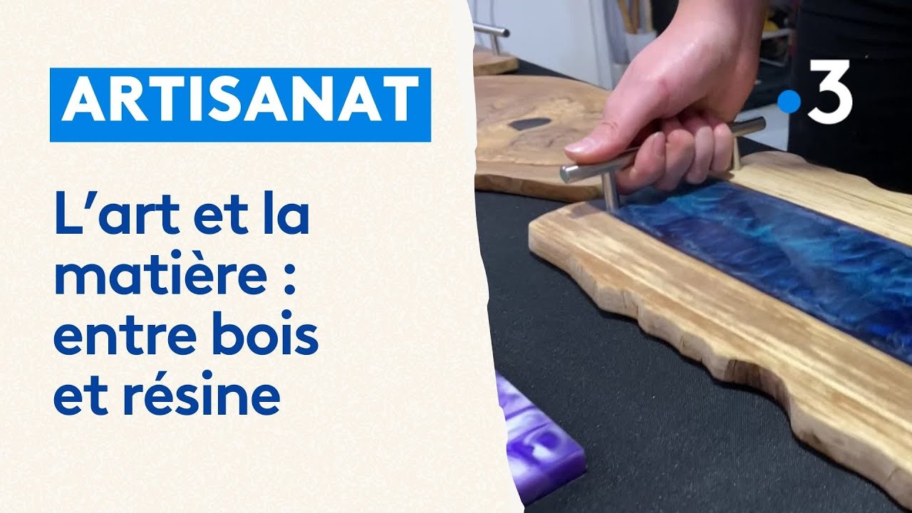 Métiers d'art : les Créations Boisées D'Élise et Romain : bois et résine
