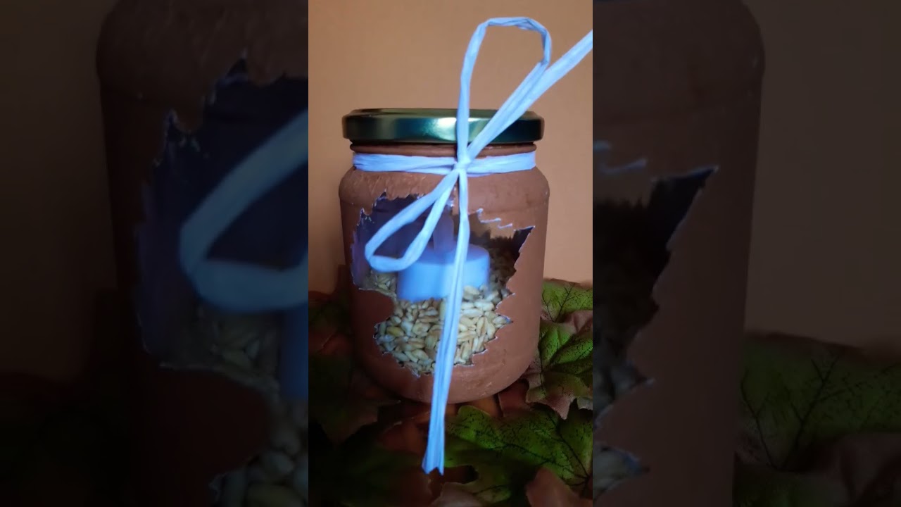 Idée de déco pour l'automne / autumn craft idea #craft #bricolage #idea #idée #decoration #feuille