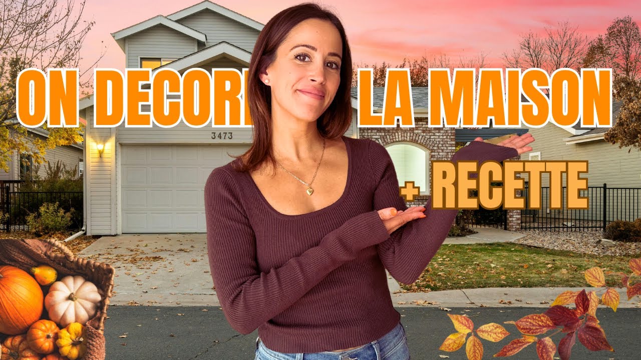 🍂 DECORE ET CUISINE AVEC MOI POUR L'AUTOMNE  recette ultra gourmande !