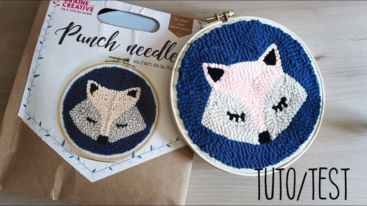 { TUTO / TEST } PUNCH NEEDLE