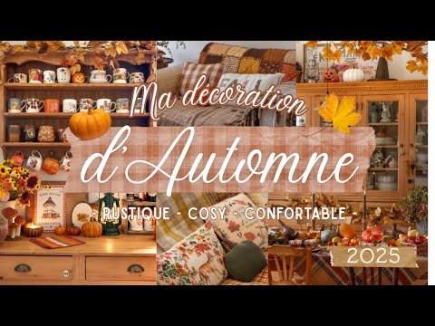 🍂 MA DECO D'AUTOMNE 2025 🍂🎃 Chaleureuse et confortable + on dresse la table ensemble ! 🕯️