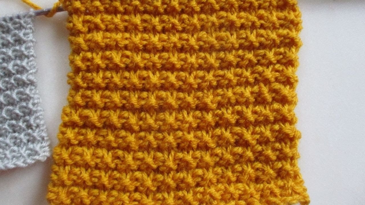 Le point mousse à mailles glissées - La Grenouille Tricote