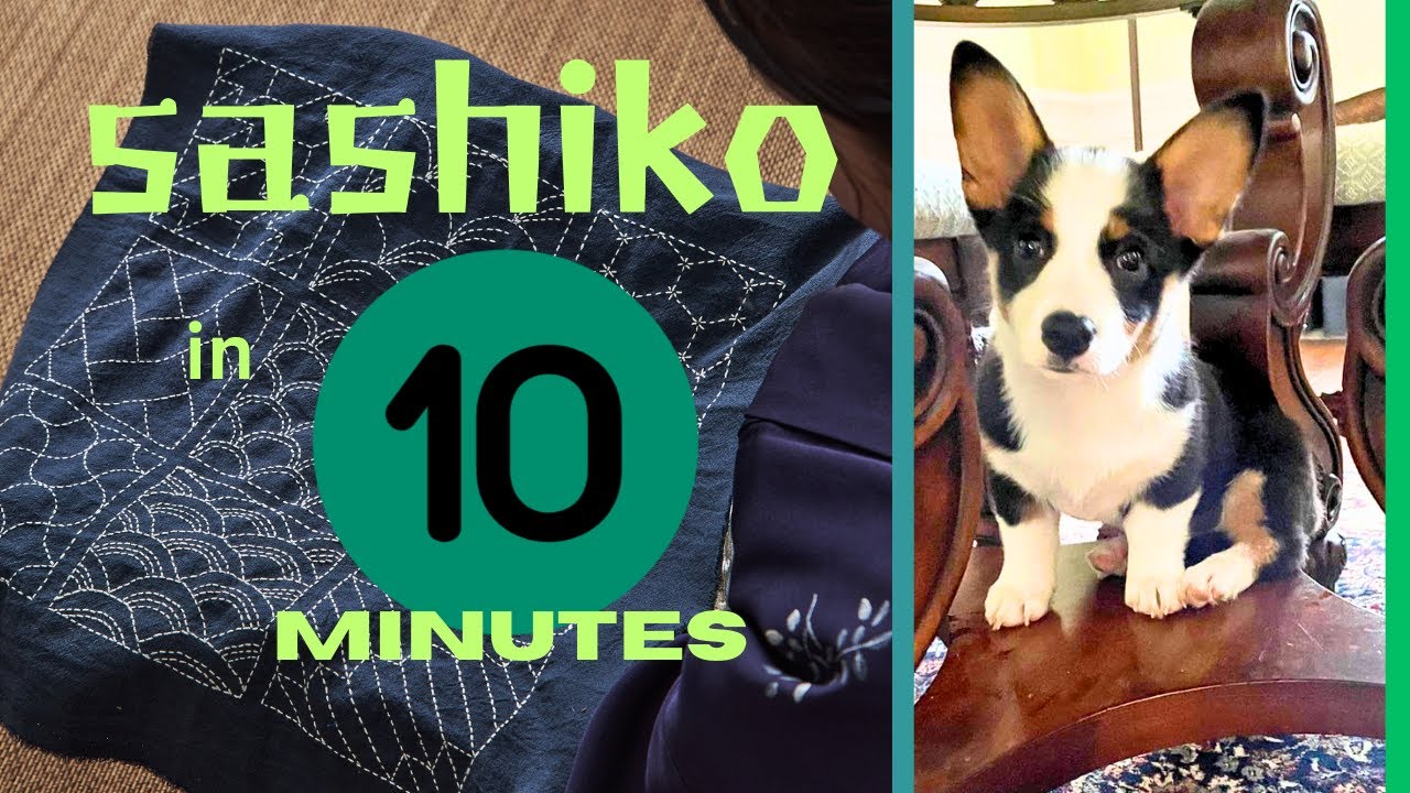 Best 10 minute sashiko tutorial