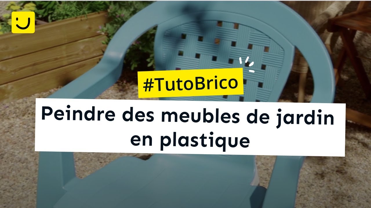 TUTO Peindre des meubles de jardin en plastique