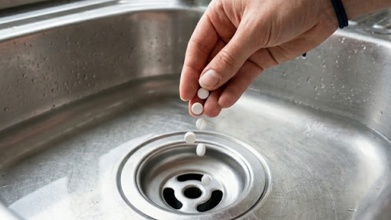 J’ai mis ça dans l’évier… les canalisations se sont débouchées toutes seules !