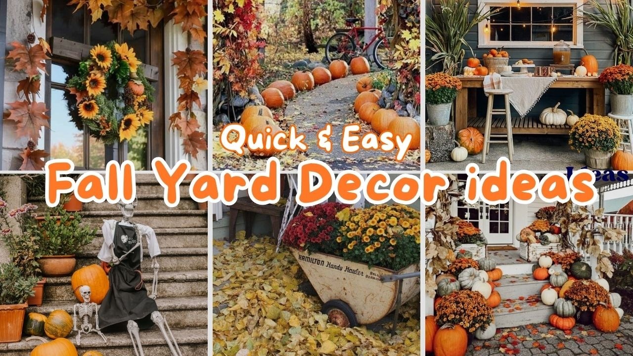 100 Best Fall Yard Decorating Ideas That Are Quick and Easy 2025 Outdoor Autumn Decoration