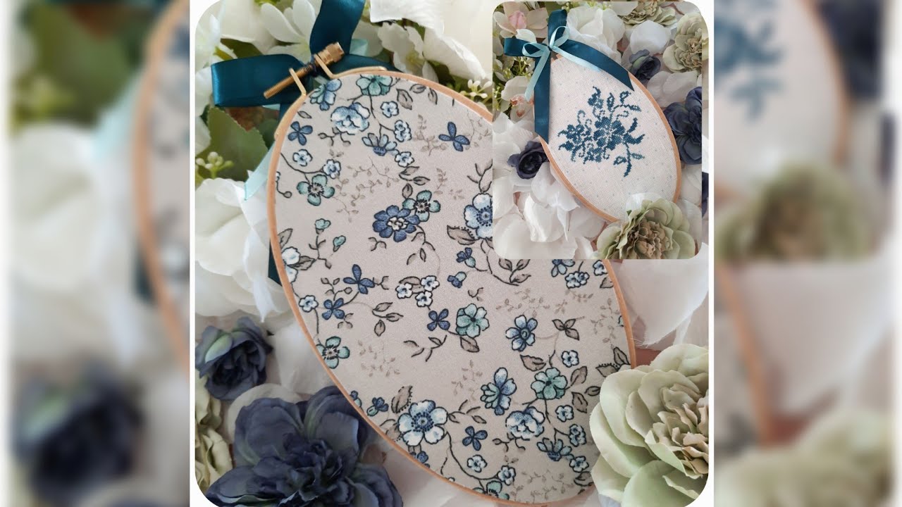 Tutoriel FFO: Un joli dos pour une broderie montée en tambour, facile et accessible aux débutants