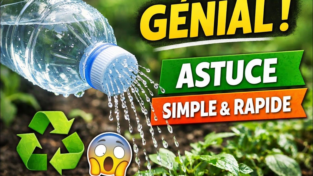 Ne jette plus tes bouteilles ! Cette astuce arrosoir est géniale 💧