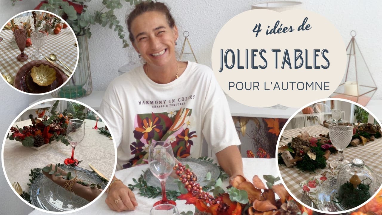 DECORATION AUTOMNE:Idées de Tables et DIY Centres de tables🍁🍂🐿️2021//Marion Events