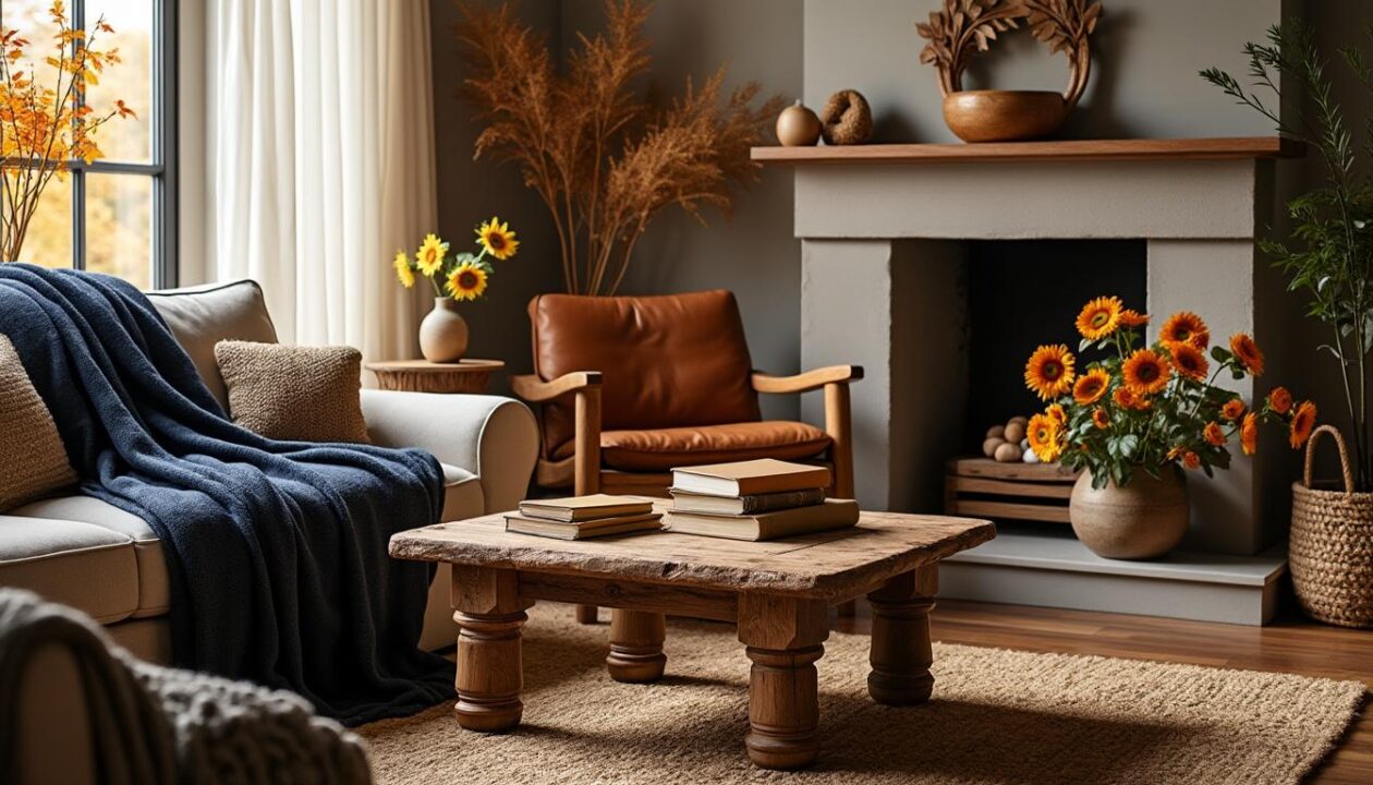 découvrez comment créer une ambiance automnale chaleureuse chez vous avec des plaids confortables, un éclairage tamisé et des éléments naturels pour un intérieur cosy et apaisant.