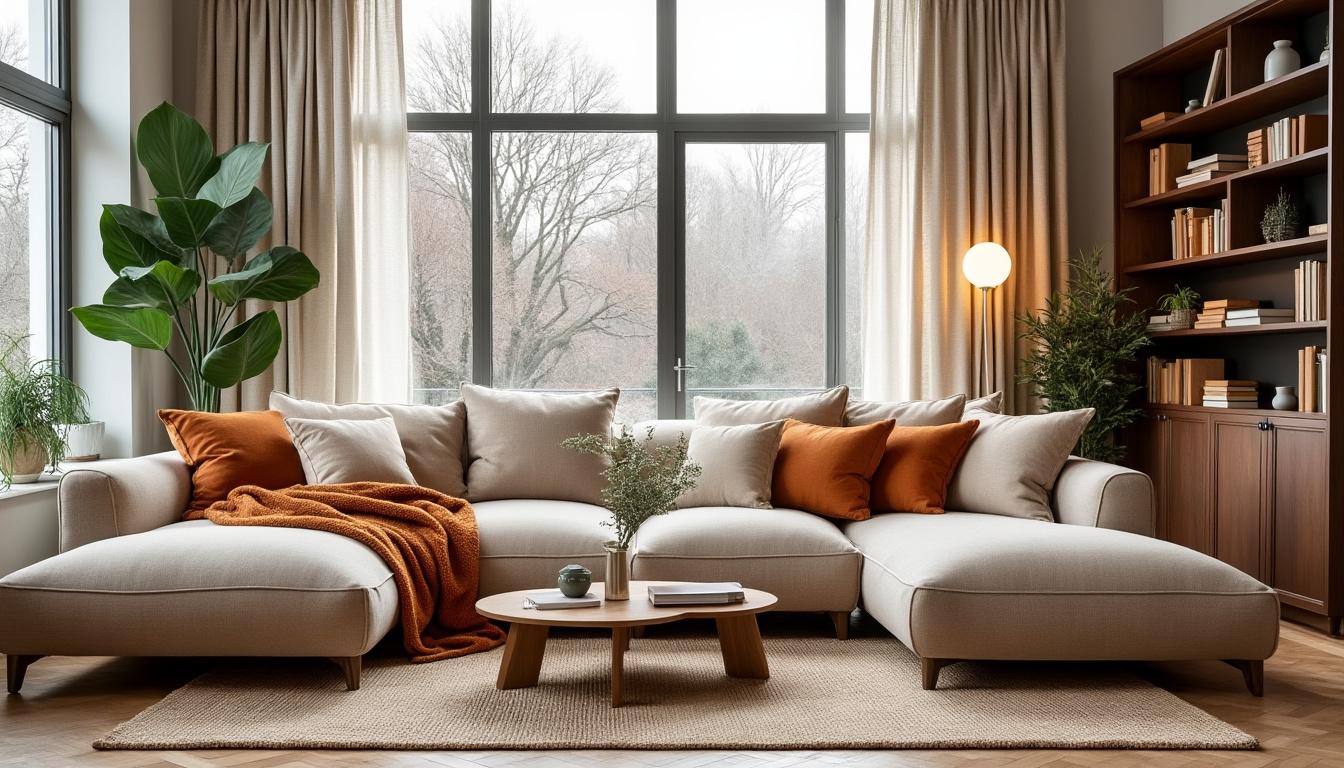 explorez les teintes chaleureuses et douces qui subliment vos intérieurs cet hiver, créant une ambiance cosy et invitante pour la saison froide.