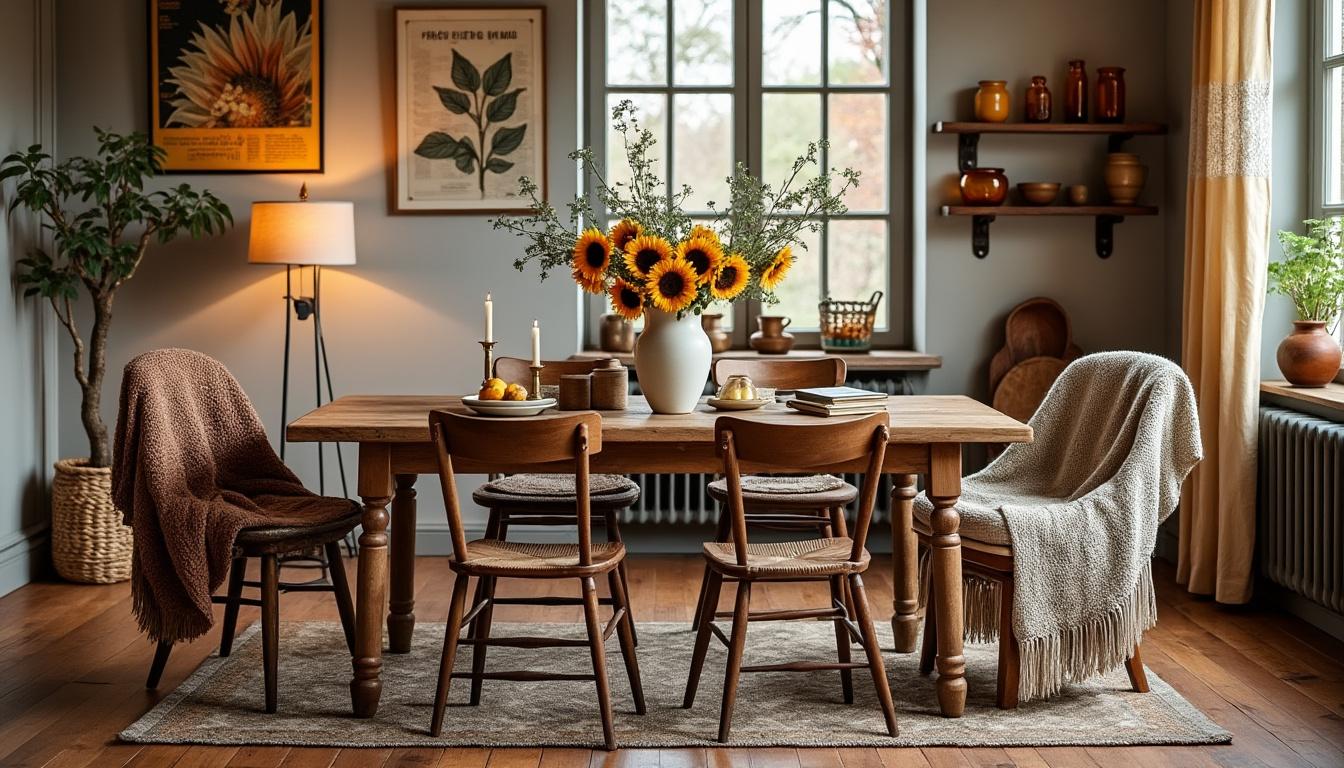 découvrez des inspirations déco vintage et cottage pour un automne chaleureux avec ikea, action et maisons du monde. transformez votre intérieur en un havre de douceur et de charme saisonnier.