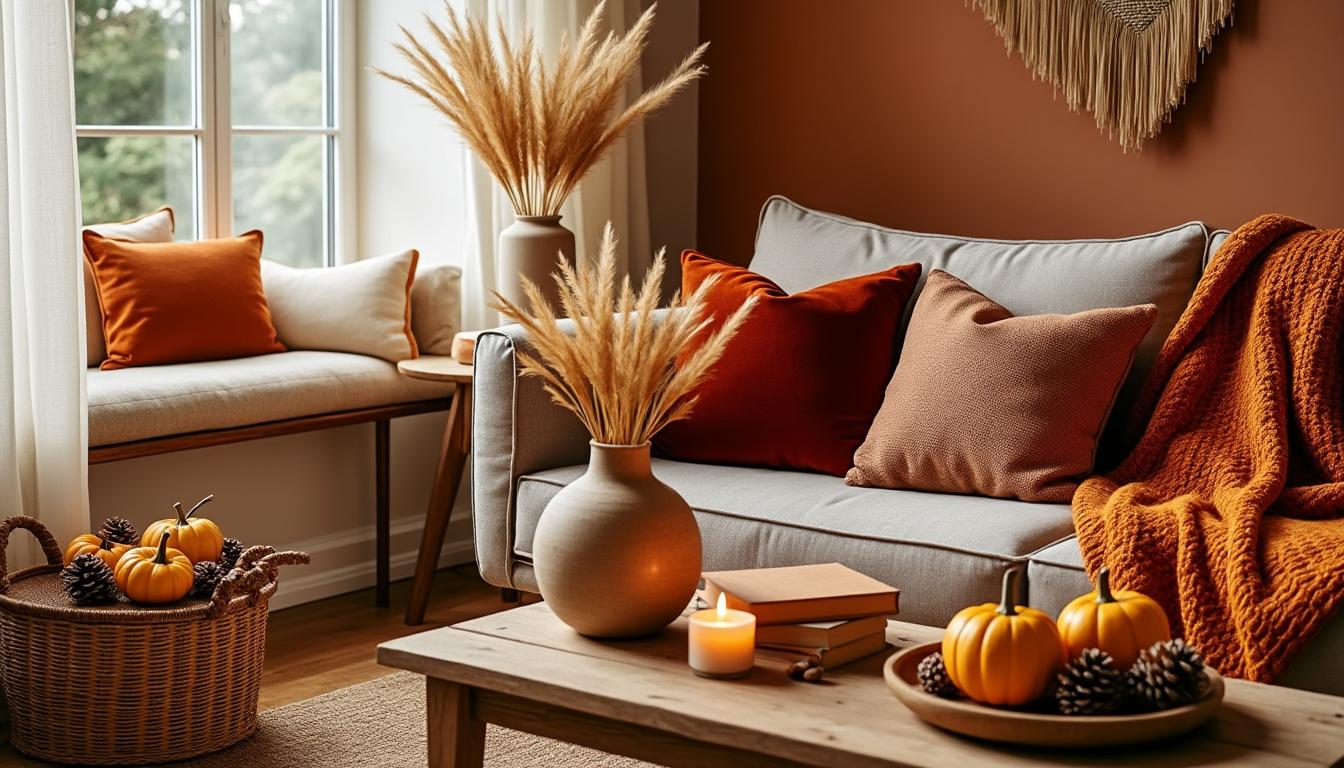 découvrez des idées déco incontournables pour créer une ambiance automnale chaleureuse et accueillante dans votre intérieur.