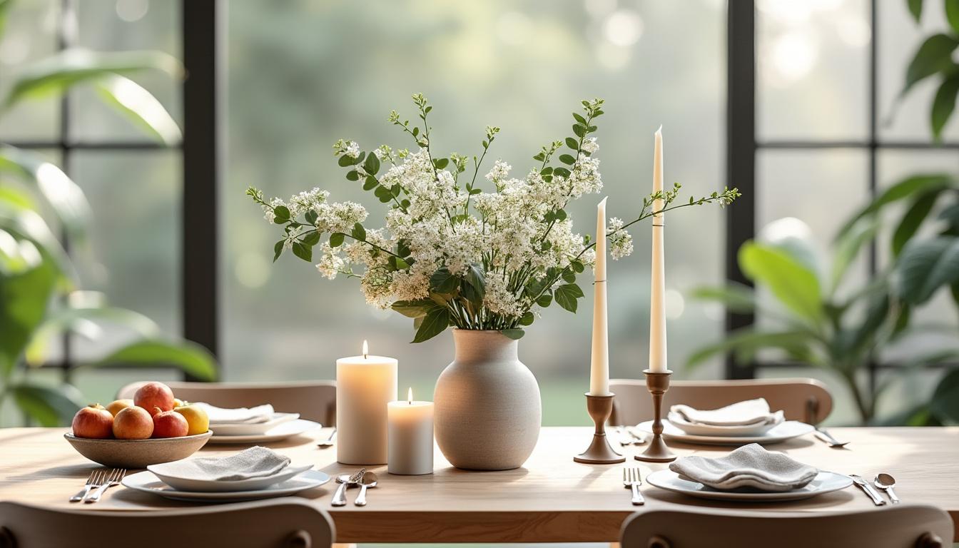 découvrez des idées élégantes et pratiques pour décorer le centre de votre table à manger, alliant style et fonctionnalité pour sublimer vos repas.