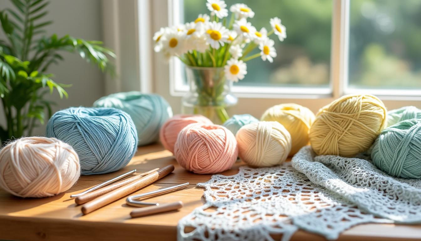découvrez quel fil choisir pour vos projets de crochet d’été grâce à notre guide pratique rempli de conseils pour des créations légères et réussies.
